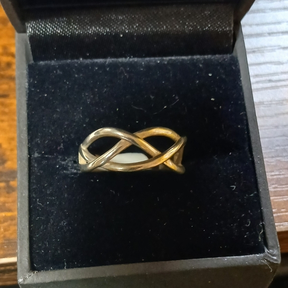 3 Strand Weave 925 Sterling Silver Ring💎 - Picture 5 of 9